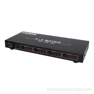4 x 4 HDMI 1.4 Matrix, 4K x 2K, 3D